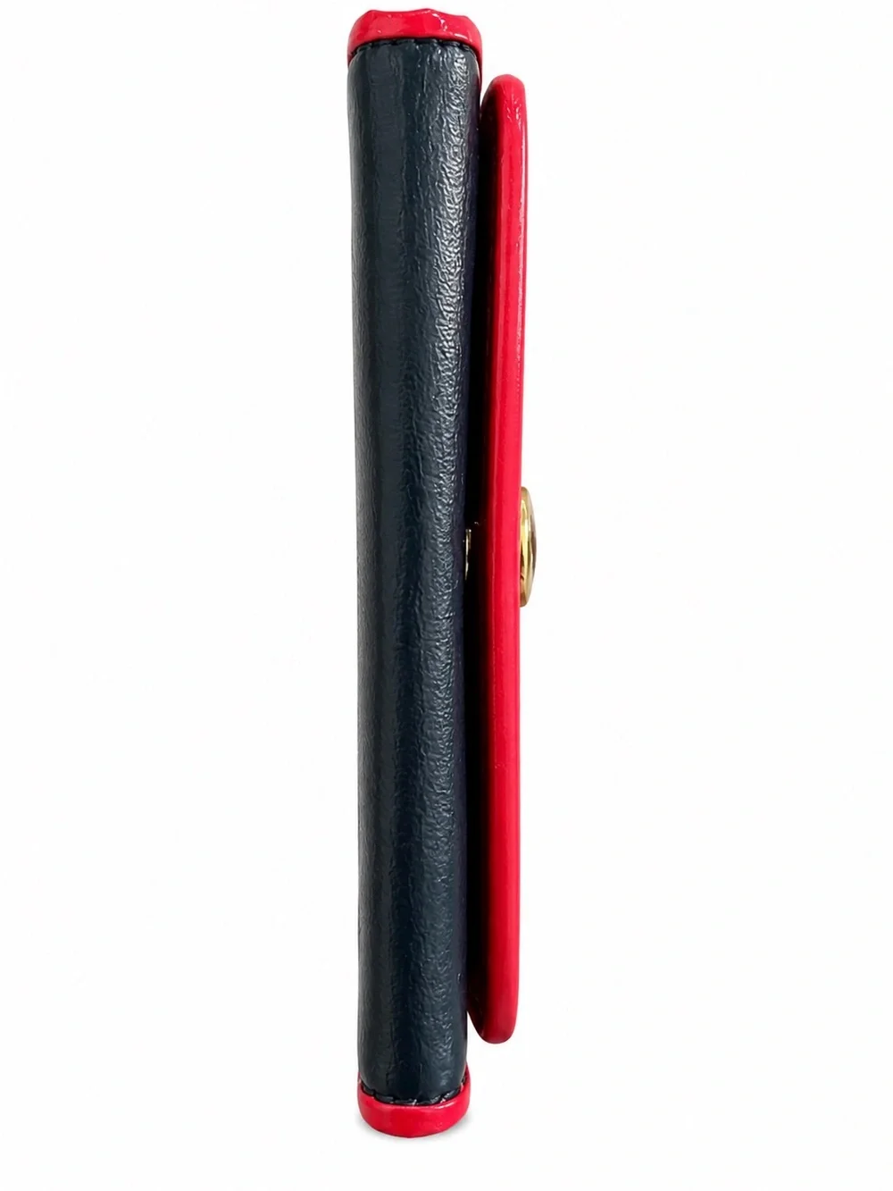 Kitamura Black and Red Leather Key Holder Case